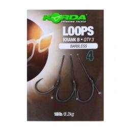 Korda Loops Rigs Krank B Barbless Size 4