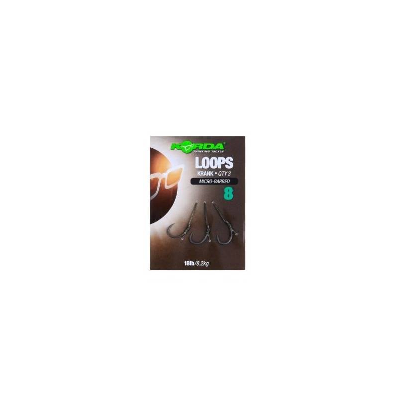 Korda Loops Rigs Krank Micro Barbed Size 8