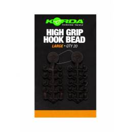 Korda High Grip Hook Beads Large – Perles antidérapantes pour hameçons | CarpeConnect