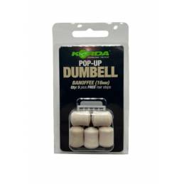 Korda Pop-up Dumbell Banoffee (16mm) - 5 pcs