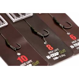 Korda N-Trap DF Rig Size 6 Wide Gape 15 lbs