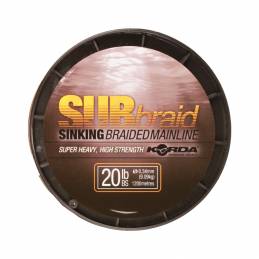 KORDA SUB BRAID 20LB/9.09KG/0.34MM/1200M
