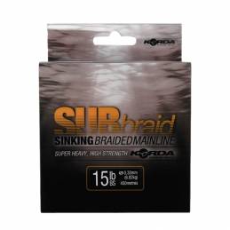 Korda Sub Braid 1200m 15 lb – Tresse carpe coulante haute performance | CarpeConnect