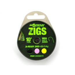 Korda Ready Zigs 10' (300cm) size 10