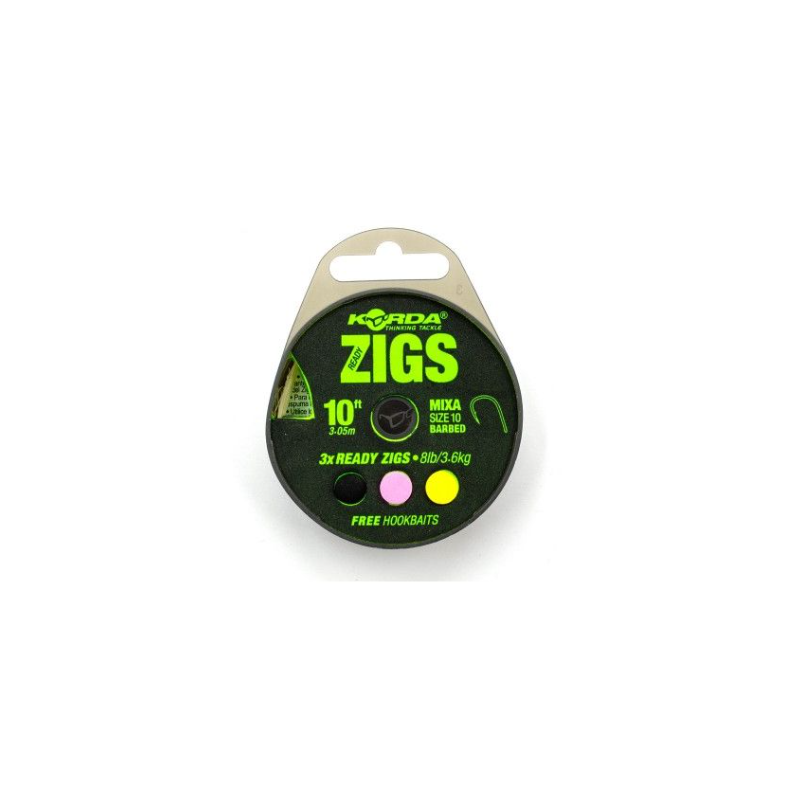 Korda Ready Zigs 10' (300cm) size 10