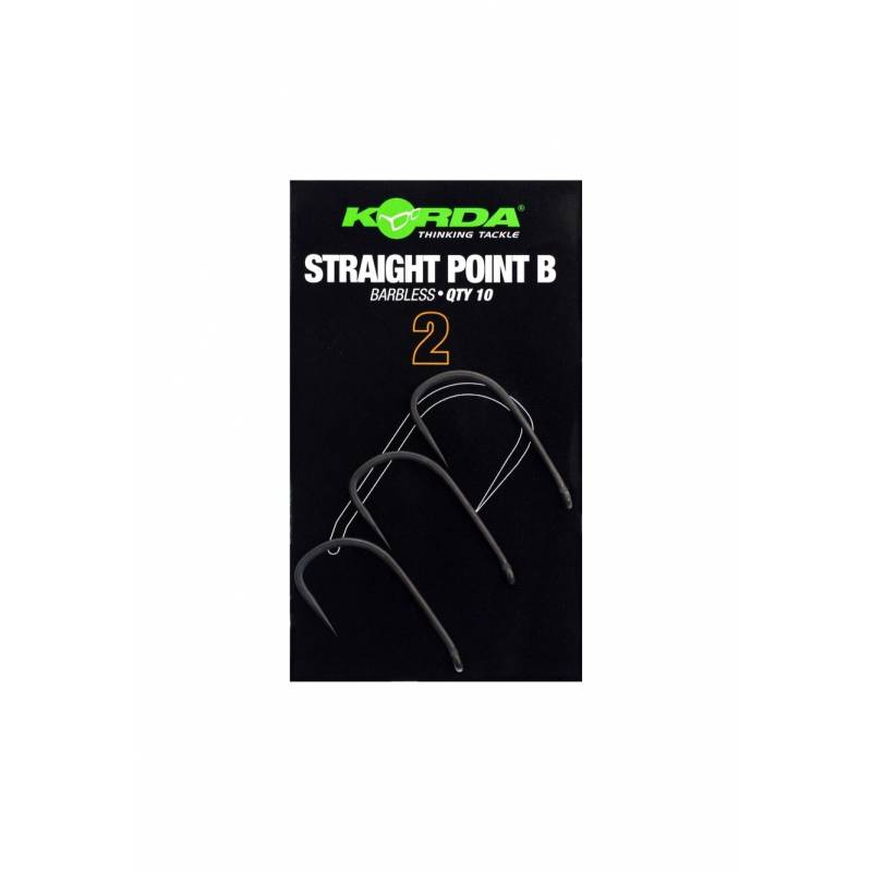 Korda Straight Point Barbless Taille 2