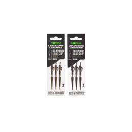 Korda Kable Leadcore Leader Hybrid Lead Clip QC Swivel Weed 50cm