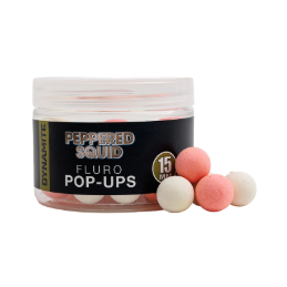 Dynamite Baits Peppered Squid Fluro Pop Up 15 mm – Pop ups carpe marines | CarpeConnect