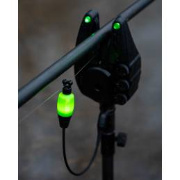 Fox Black Label Dinky Halo Bobbin Vert Indicateur Touche Carpe Compact CarpeConnect