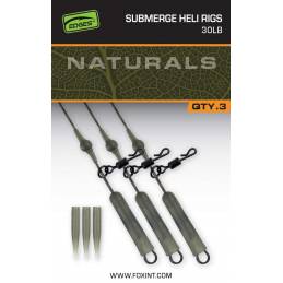 Fox Edges Naturals Heli Clip Rigs 40lb montage hélicoptère carpe