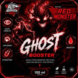 Ghost Booster Red Monster 100 ml CarpeConnect booster carpe attractant liquide