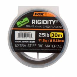 Fox Edges™ Rigidity - Trans Khaki Chod Filament 25lbs 30m