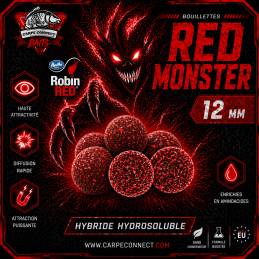 Bouillettes Red Monster 12 mm 1 kg CarpeConnect appât carpe performant WWW.CarpeConnect.Com
