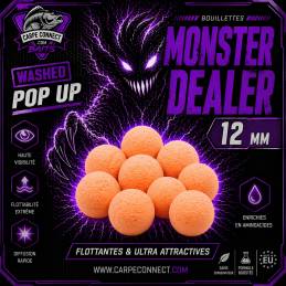 Pop Up Washed Monster Dealer 12 mm Orange CarpeConnect appat flottant WWW.CarpeConnect.Com