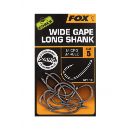Fox Edges Wide Gape Long Shank Micro Barbed T5