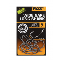 Fox Edges Wide Gape Long Shank Micro Barbed T7