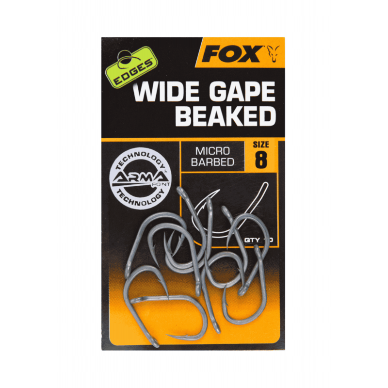 Fox Edges Wide Gape Beaked Micro Barbed T8