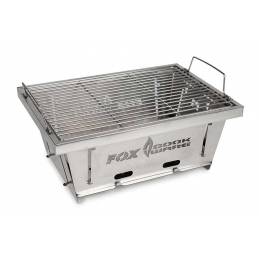 Barbecue Pliable en Acier Inoxydable – Compact et Portable pour Pêche et Camping