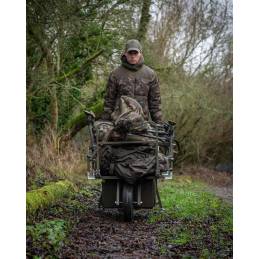 Fox Voyager Barrow Plus – Brouette de pêche robuste et réglable avec roue pneumatique
