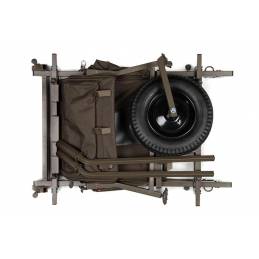 Fox Voyager Barrow Plus – Brouette de pêche robuste et réglable avec roue pneumatique