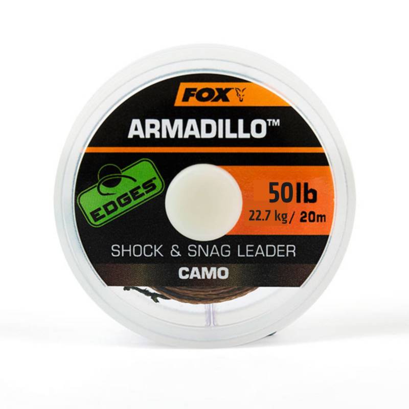 Fox Camo Armadillo 50lb – Bas de Ligne Ultra-Résistant Carpe | CarpeConnect