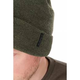 FOX COLLECTION BOBBLE HAT - GREEN BLACK