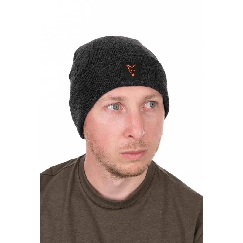 FOX COLLECTION BEANIE BLACK ORANGE