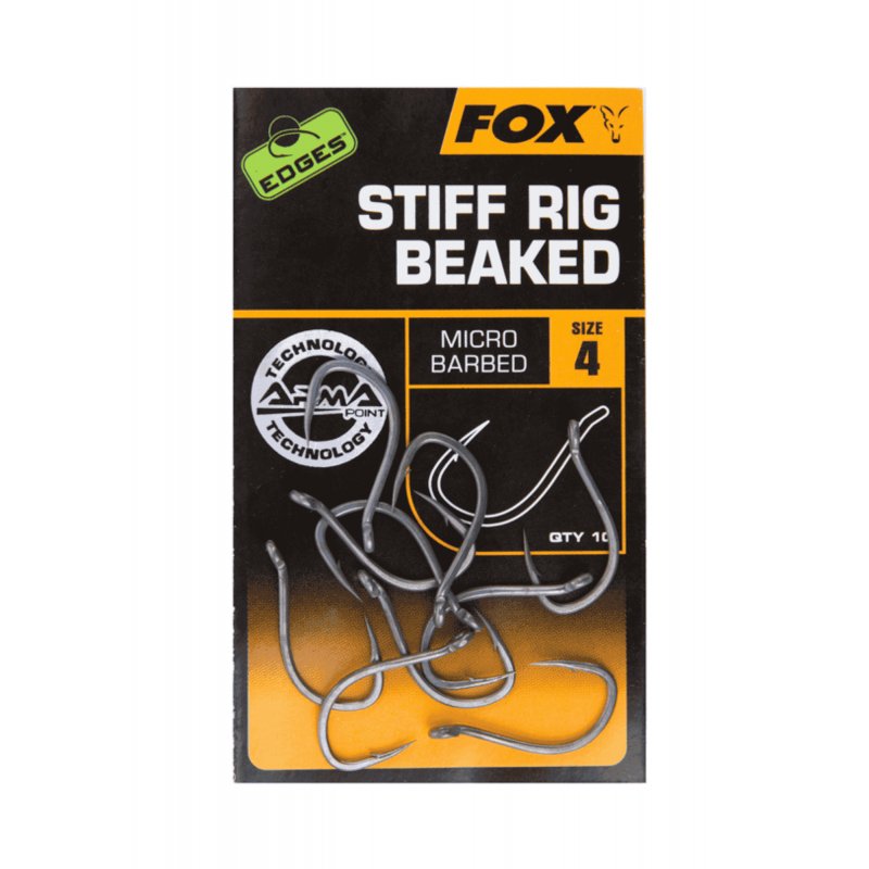 Fox Edges Stiff Rig Beaked Micro Barbed T4