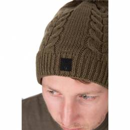 FOX CABLE KNIT BOBBLE KHAKI
