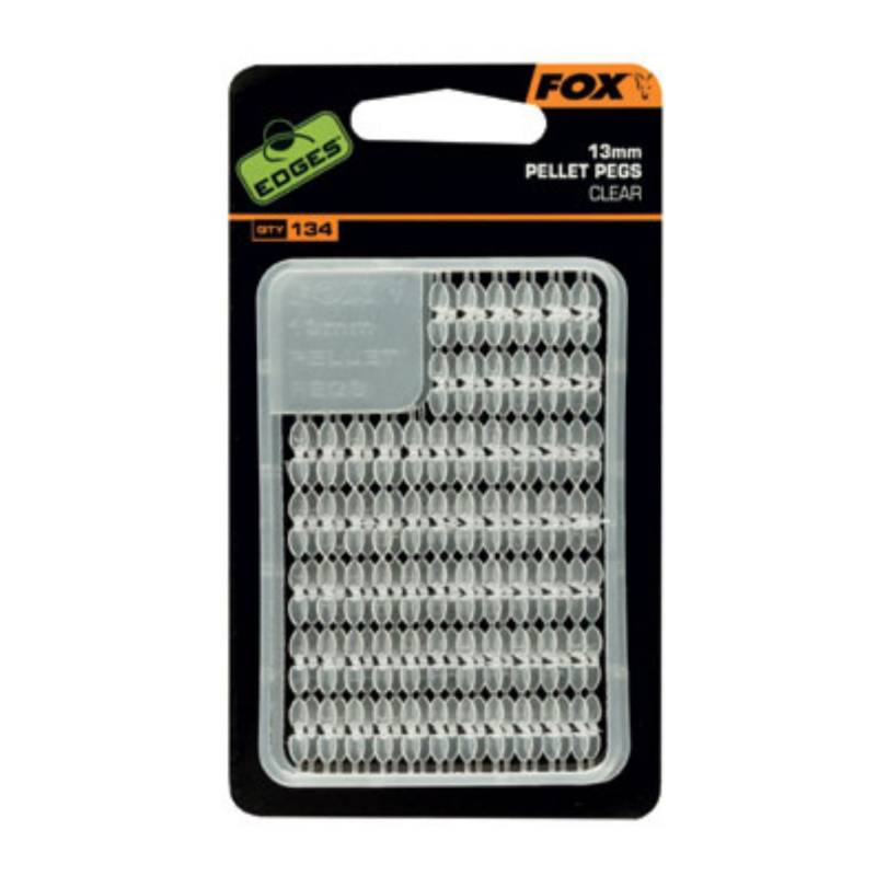 Fox Edges Pellet Pegs 13mm x 2 clear