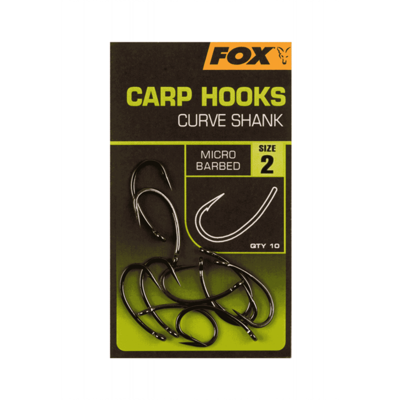 Fox Curve Shank Carp Hooks Micro Barbed T2