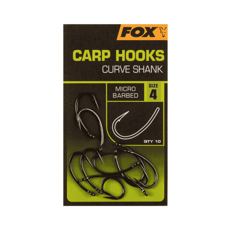 Fox Curve Shank Carp Hooks Micro Barbed T4