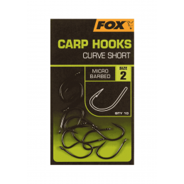 Fox Curve Short Carp Hooks Micro Barbed T2