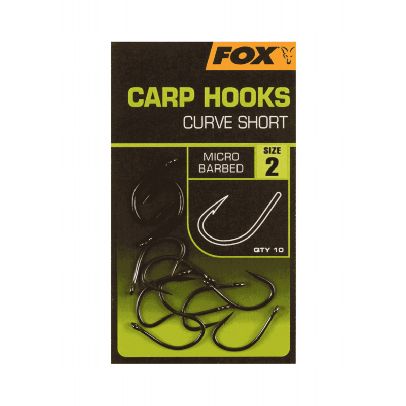 Fox Curve Short Carp Hooks Micro Barbed T2