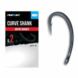 Nash Curve Shank Hameçon Size 2 | CarpeConnect