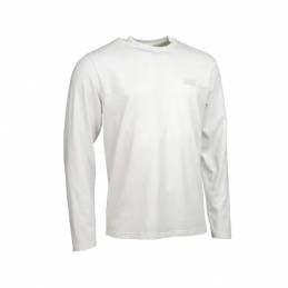 Nash Make It Happen Sunset Long Sleeve T Shirt Écru S – T-shirt manches longues pêche
