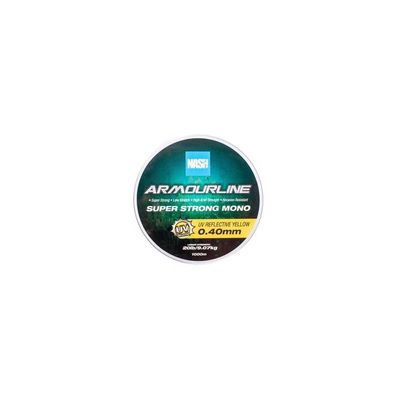 Nash Armourline Super Strong Mono UV Yellow 20lb 1000m – Fil Carpe | CarpeConnect