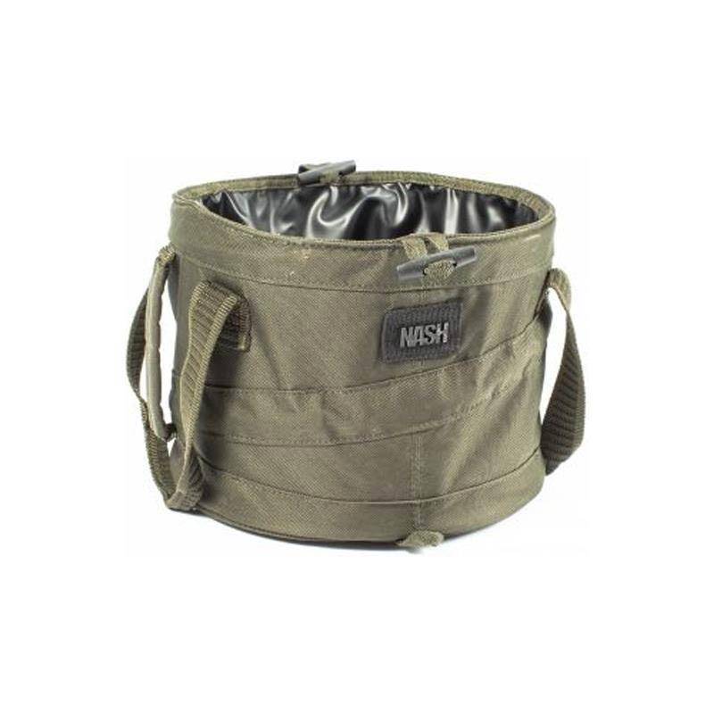 Nash Refresh Water Bucket – Seau pliable pêche carpe multifonction | CarpeConnect