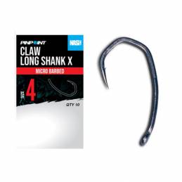 Nash Claw Long Shank X Size 4 Micro Barbed