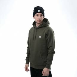NASH MAKE IT HAPPEN BADGE HOODY GREEN XXXL | Sweat Carpe Vert | CarpeConnect