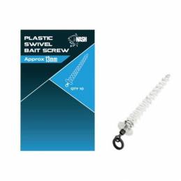 NASH PLASTIC SWIVEL BAIT SCREW 13 MM