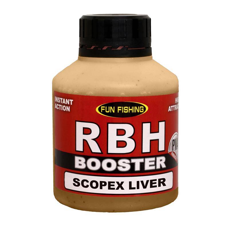 Fun Fishing RBH Booster Scopex Liver 250ml Attractant Carpe PVA