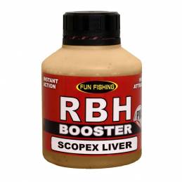 Fun Fishing RBH Booster Scopex Liver 250ml Attractant Carpe PVA