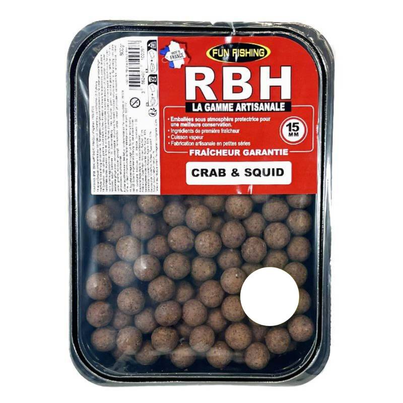 Fun Fishing RBH Crab Squid 15mm 800g – Bouillettes Carpe Crabe Calamar