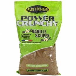 FUN FISHING Amorces Power Crunchy Vanille Scopex 2 kg – www.CarpeConnect.com