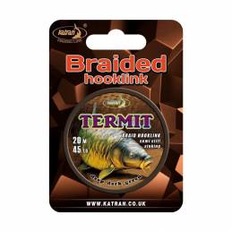 KATRAN BRAIDED LINKS TERMIT 35 LBS 20 M DEEP DARK GREEN
