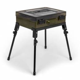 Boîte Korum Mega Blox Station Fully Loaded | Station de Pêche Ultra-Résistante et Complète