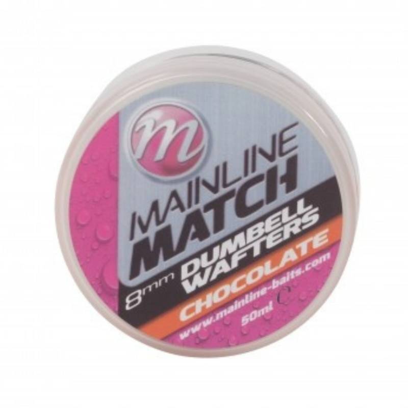 MATCH DUMBELL WAFTER 8 MM ORANGE CHOCOLATE