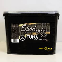 pro elite baits tuna spirulina gold spod mix pellets 5 kgs