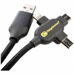 Ridge Monkey Vault USB A to Multi Out Cable 2m | CarpeConnect